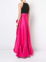 Thumbnail for your product : Badgley Mischka two tone cascade gown