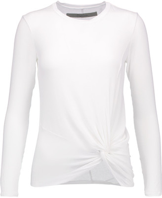 Enza Costa Knotted jersey top