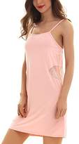 Thumbnail for your product : Yulee Womens Soft Cotton Camisole Sleepwear Full Slip Nightdress Loungewear , XL