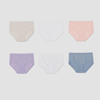 Hanes Women's 6pk Pure Comfort Organic Cotton Briefs - Colors May Vary -  ShopStyle Panties
