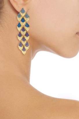 Noir Gold-Tone Crystal Earrings