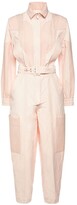 Thumbnail for your product : Stella McCartney Organic Cotton Blend Belted Jumpsuit