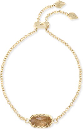 Kendra Scott Elaina Link Chain Bracelet for Women Dainty Fashion Jewelry 14k Gold-Plated Brass