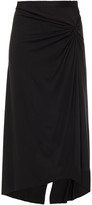 Thumbnail for your product : Enza Costa Twisted Stretch-jersey Midi Skirt
