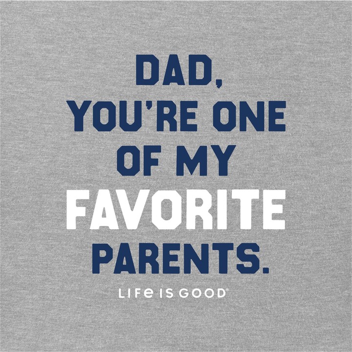 Life is Good Men's Favorite Dad Crusher Knit Te e