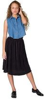 Thumbnail for your product : American Apparel RSAAP302 Mid-Length Accordion-Plea t Skirt