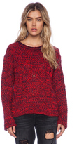 Thumbnail for your product : MinkPink Festival Flames Knit Pullover