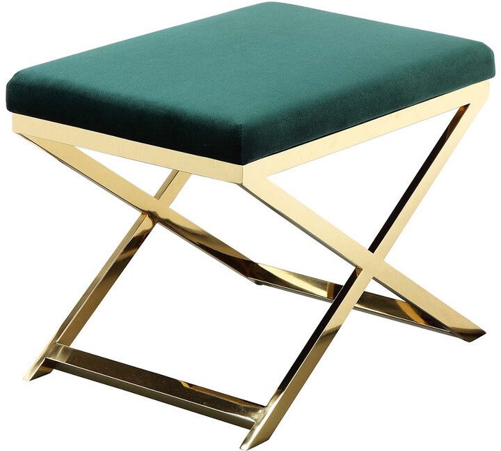 Pangea Home Gold Lexi Stool