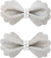 Thumbnail for your product : Monsoon 2x Ombre Scallop Bow Hair Clips
