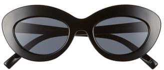 Le Specs Fluxus 48mm Cat Eye Sunglasses