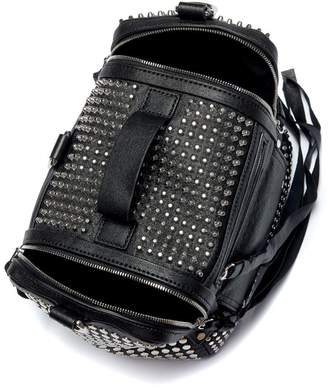 McQ Loveless Convertible Mini Leather Backpack With Studs