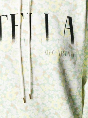 Stella McCartney Floral Print Logo Hoodie