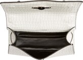 Thumbnail for your product : Rebecca Minkoff Lou Top Handle Croc Embossed Leather Crossbody Bag