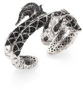 Thumbnail for your product : John Hardy Naga Black Sapphire, Ruby & Sterling Silver Dragon Kick Cuff Bracelet