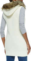 Thumbnail for your product : MICHAEL Michael Kors Faux-Fur-Trim Knit Vest