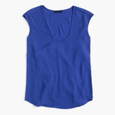 Thumbnail for your product : J.Crew Cap-sleeve shirttail top