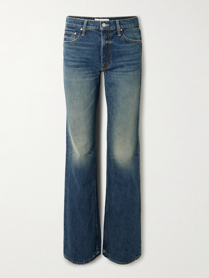 Mother The Reifler High-rise Straight-leg Jeans - Blue