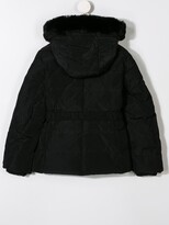 Thumbnail for your product : MonnaLisa Hooded Puffer Jacket