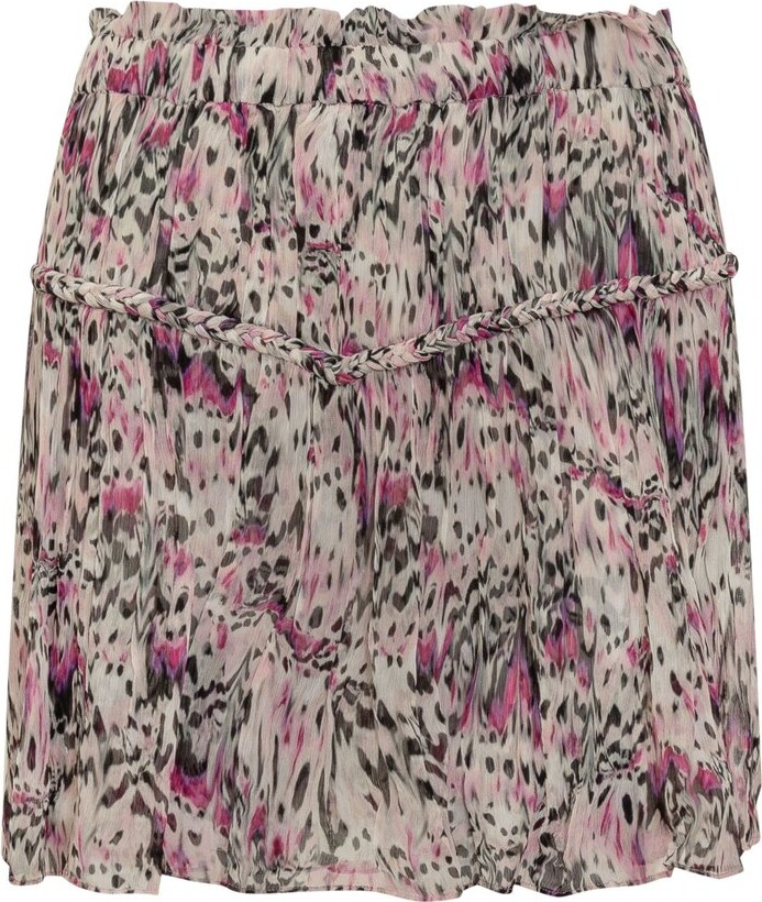 Isabel Marant Roumi Georgette Crepe Skirt