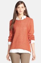 Thumbnail for your product : Lafayette 148 New York Relaxed Drop Hem Sweater