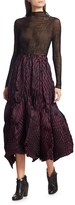 Thumbnail for your product : Issey Miyake Winding Pleats Midi Skirt