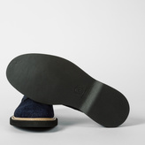 Thumbnail for your product : Paul Smith Men's Navy Textured Suede 'Howell' Derby Shoes