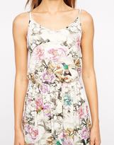 Thumbnail for your product : Warehouse Hummingbird Print Mini Dress