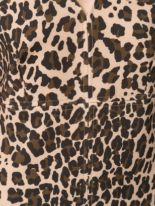 P.A.R.O.S.H. Leopard Printed Dress