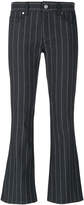 Thumbnail for your product : Versace Jeans pinstripes flared jeans