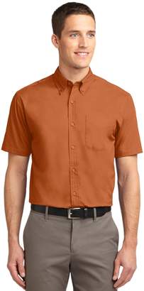 Port Authority Men's Tall Short Sleeve Easy Care Shirt 4XLT Stone/ Stone