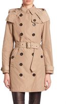Thumbnail for your product : Burberry Lightweight Hooded Trench Jacket