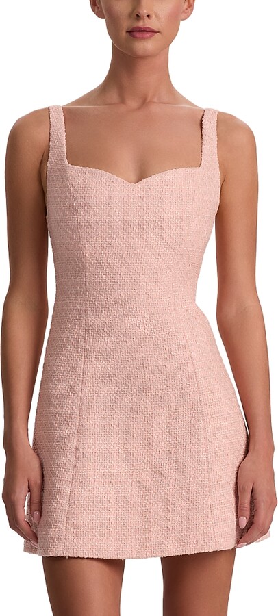 Alice + Olivia Eve Sweetheart Neck Mini Dress