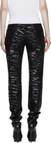 Thumbnail for your product : McQ Black Skinny Tiger Print Jeans