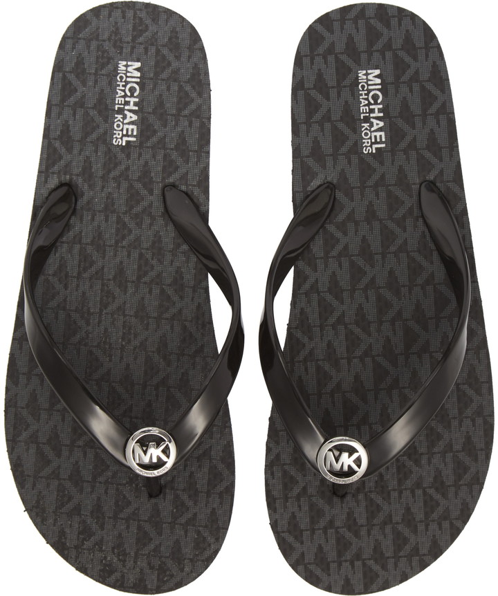 MICHAEL Michael Kors Logo Flip Flop - ShopStyle Sandals