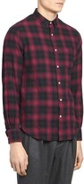 Thumbnail for your product : Officine Generale Lipp Stitch Shadow Plaid Shirt