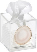 Thumbnail for your product : "Eiro" Lucite & Agate Tissue Box