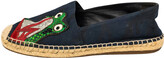 Thumbnail for your product : Marc Jacobs Black Canvas Espadrille Flats Size 38