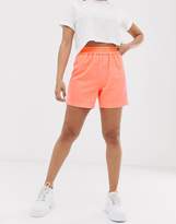 Thumbnail for your product : COLLUSION Petite washed neon shorts