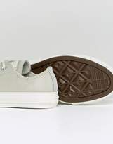 Thumbnail for your product : Converse Chuck Taylor Ox Trainers In Grey Leather