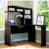 Thumbnail for your product : Andover MillsTM Marlton L-Shape Desk with Hutch Andover Mills Color: Espresso