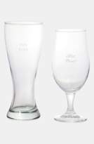 Thumbnail for your product : Cathy's Concepts 'His Beer & Her Beer' Monogram Pilsner Glasses
