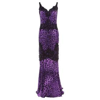 Dolce & Gabbana Purple Silk Dresses