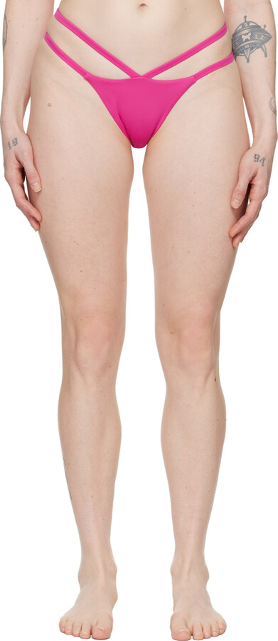 Versace Underwear Pink Medusa '95 Bikini Bottom