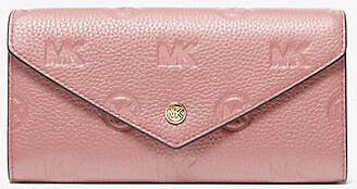Michael+Kors+Women%27s+Leather+Card+Wallet+-+Pink+%2835H9GTVZ2B%29