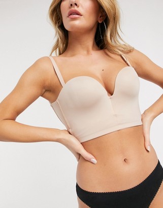Wonderbra Ultimate backless push up bra in beige - ShopStyle