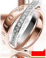 Thumbnail for your product : Emporio Armani Heritage Rose Goldtone Double Ring w/Crystals