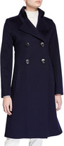 Thumbnail for your product : Fleurette Notch-Collar Double-Breasted Wool Coat