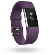 Thumbnail for your product : Fitbit Charge 2 Plum & Silver, Large
