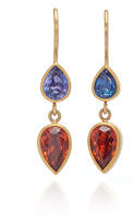 Thumbnail for your product : Mallary Marks Bon Bon 18K Gold" Sapphire and Garnet Earrings