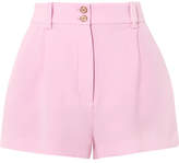 Versace - Silk-crepe Shorts - Pink 
